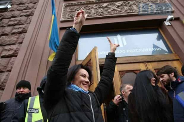 Маруся Звиробий, прибыв в ГБР, отказалась заходить в кабинет следователя