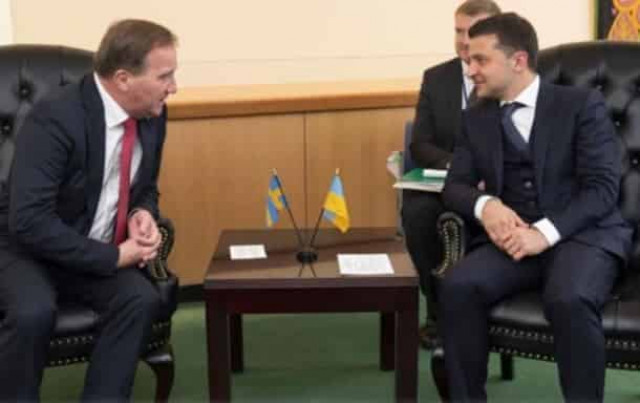 Зеленський проводить зустріч з прем'єром Швеції