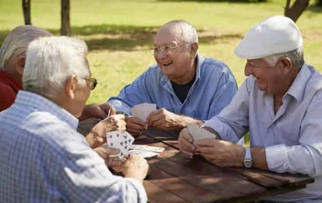 Играющих в карты в лесу итальянских пенсионеров накрыла полиция