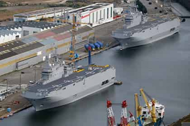 Париж назвал сумму выплат Москве за отказ от поставок «Мистралей»