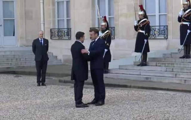 Зеленський прибув до Єлисейського палацу