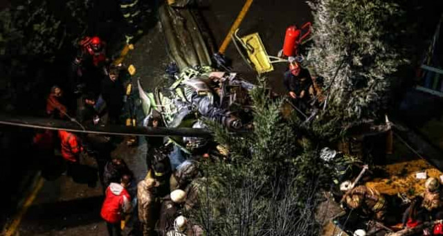 4 dead after military helicopter crashes in Istanbul's Çekmeköy district