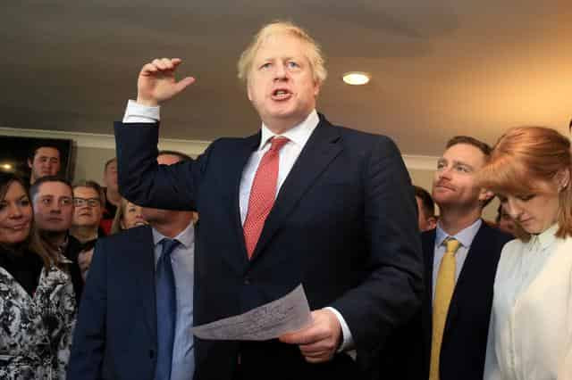 UK PM Johnson eyes parliament vote before Christmas to 'get Brexit done'