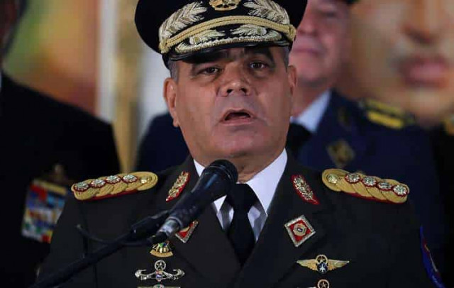 Venezuela's defense minister says opposition supports foreign intervention

