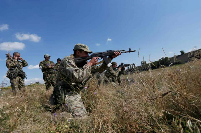 Russian-led forces mount five attacks on Ukrainian positions in Donbas since Friday midnight

