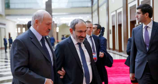 Пашинян обиделся на Лукашенко и Назарбаева из-за их позиции в ОДКБ