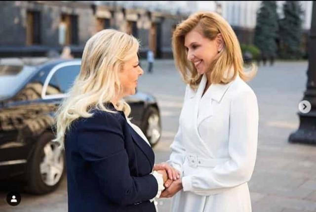 Олена Зеленська розповіла про своє спілкування з Сарою Нетаньяху