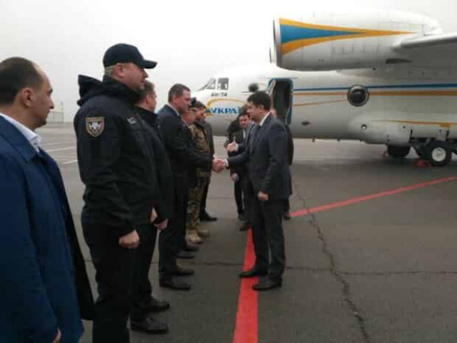 Спікер ВР ознайомився з проектом майбутньої реконструкції аеропорту в Дніпрі