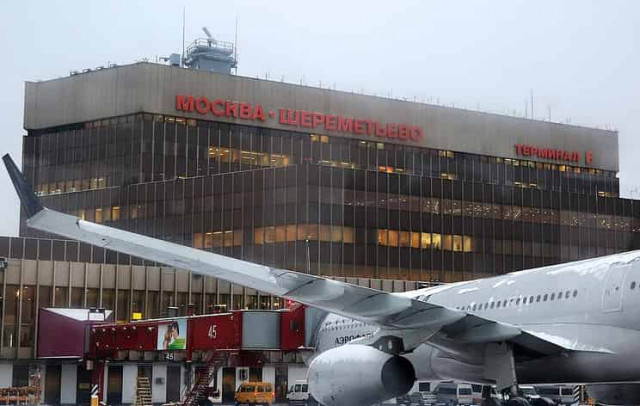 Man run down by plane at Moscow’s Sheremetyevo airport
