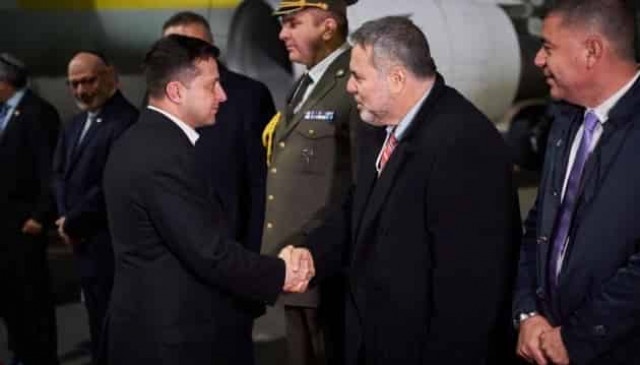 Zelensky begins working visit to Israel