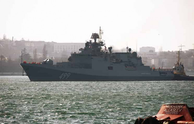 Russia's Black Sea Fleet warships hold drills with Kalibr cruise missiles

