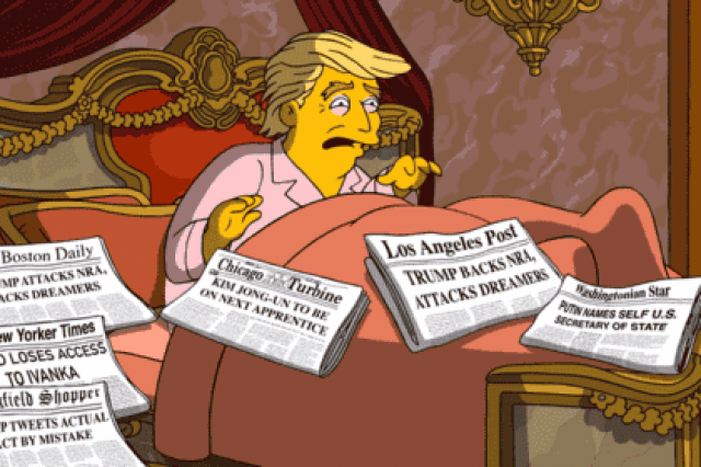 «Симпсоны» сделали Путина госсекретарем США
