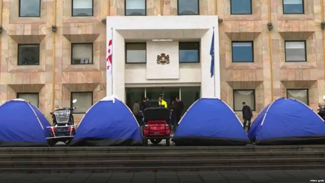 Владельцы электромобилей объявили публичную голодовку в Грузии