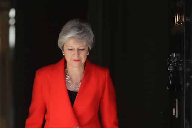 Race to succeed UK PM May centers on 'no deal' Brexit battle
