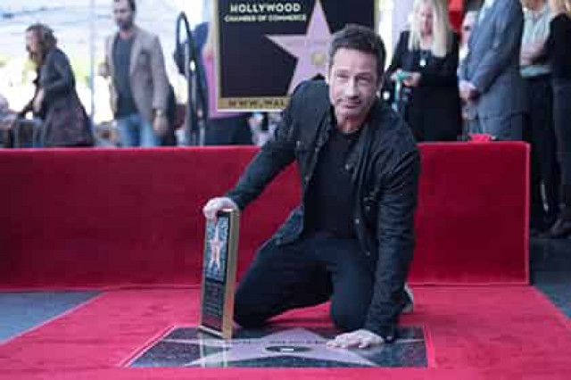 Дэвид Духовны получил звезду на голливудской Аллее славы
