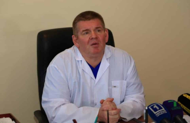 У гінекологічному кабінеті одеського онкодиспансеру жінок знімала камера