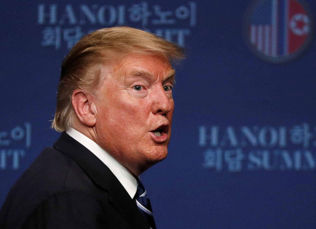 Trump says deal with Kim thwarted by North Korean sanction demands