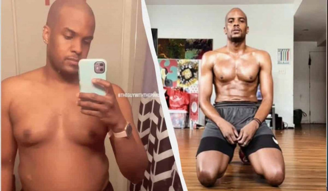 Чоловік схуд на 36 кілограмів, виконуючи одну просту вправу
