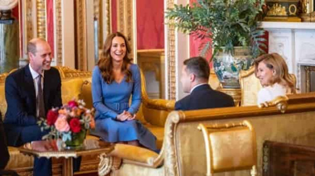 Зеленский и первая леди посетили Букингемский дворец