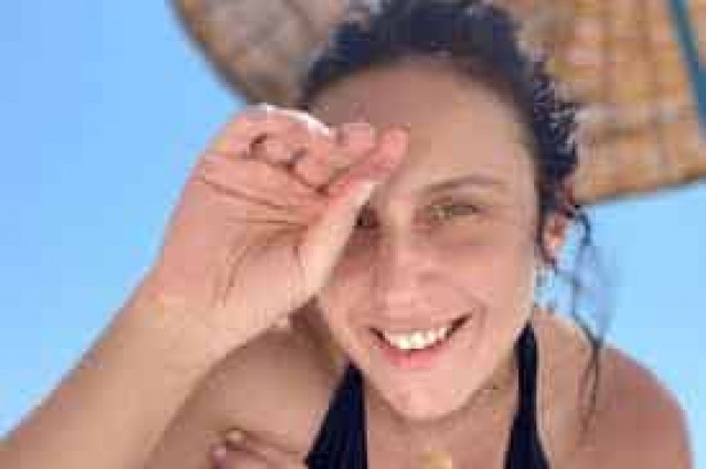 Певица устроила импровизированную фотосессию
