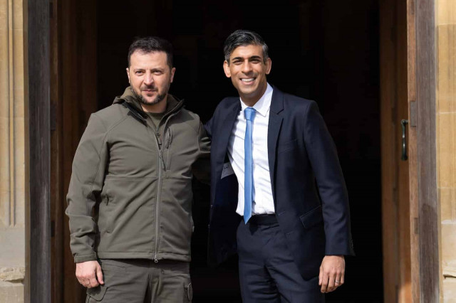 Зеленский встретился с премьером Великобритании
