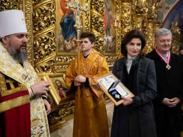 Патриарх Варфоломей и митрополит Епифаний поздравили Порошенко с годовщиной томоса
