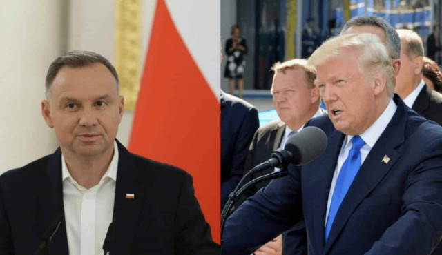 Дуда неофіційно зустрівся з Трампом у Нью-Йорку, аби обговорити війну в Україні
