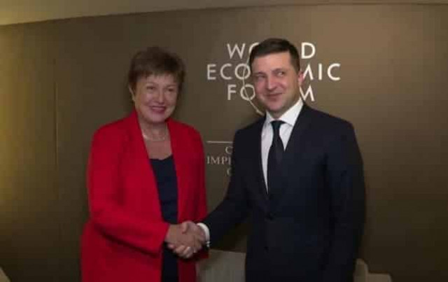 Глава МВФ прокомментировала разговор с Зеленским