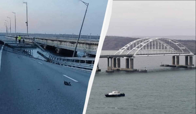 РФ відремонтувала Кримський міст, але він функціонує обмежено, – розвідка Британії
