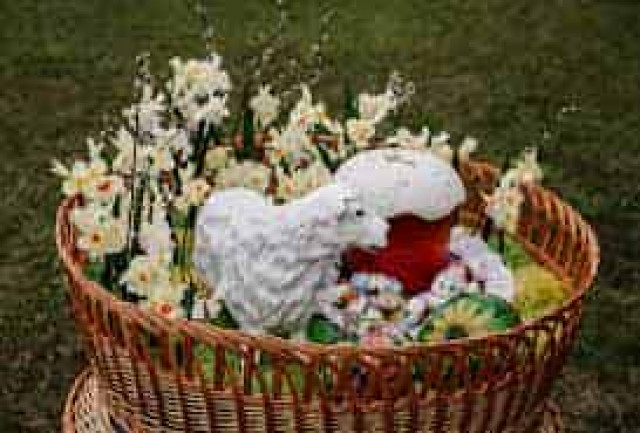 Пасхальна корзина: сколько придется заплатить за мясо, яйца и вино в 2021