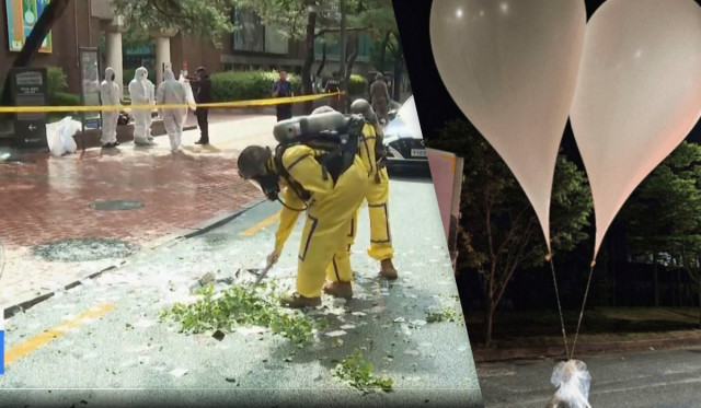 КНДР продовжує запускати в бік Південної Кореї сміттєві кулі, які переривають польоти
